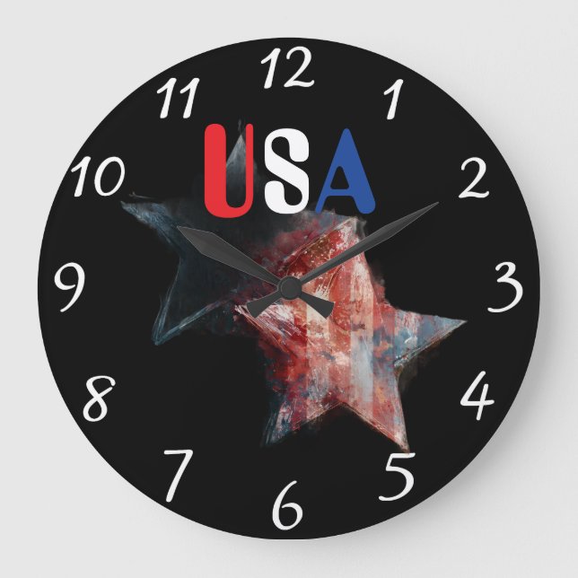 Redondo Grande Reloj de EE. UU. (Anverso)