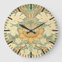 Reloj de estilo Art Nouveau de William Morris