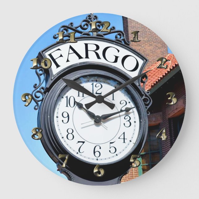 Redondo Grande Reloj de Fargo (Anverso)