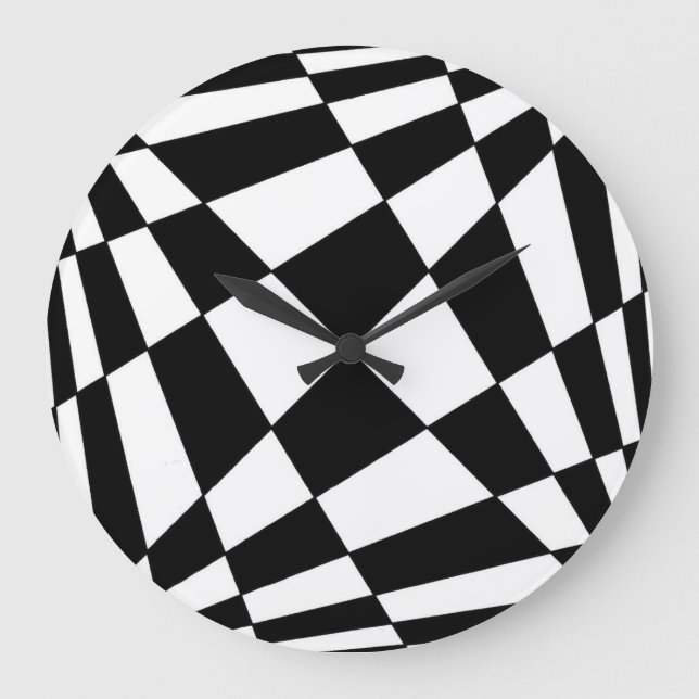 Redondo Grande Reloj de Fibonacci (Anverso)