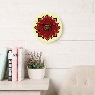 Redondo Grande Reloj de Flor - Diseño Floral