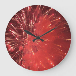 Redondo Grande Reloj de fuegos artificiales