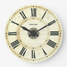 Reloj de granja rústico vintage