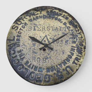 Redondo Grande Reloj de guardabarros 14er