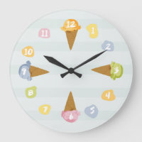 Reloj de helado para niños