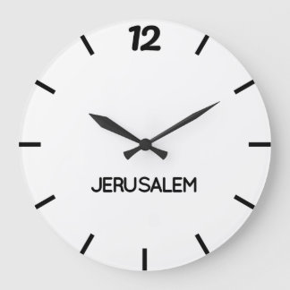 Redondo Grande Reloj de Jerusalén