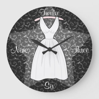 Redondo Grande Reloj "de la actriz joven rubia"