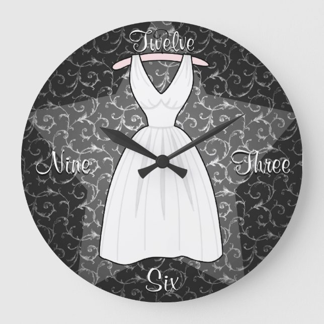 Redondo Grande Reloj "de la actriz joven rubia" (Anverso)