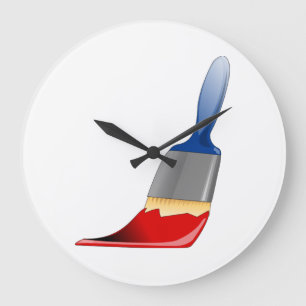 Redondo Grande Reloj de la brocha