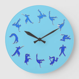 Redondo Grande Reloj de la danza de rotura