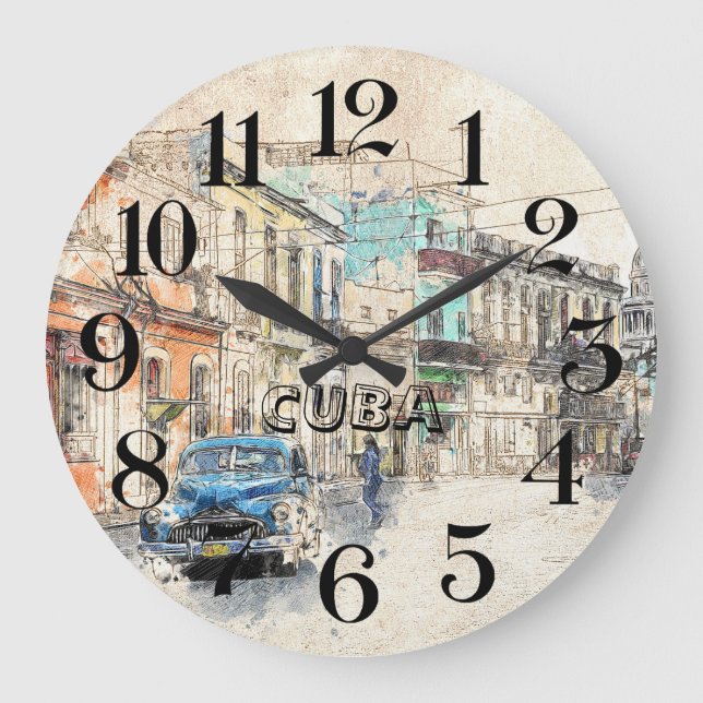 Redondo Grande Reloj de La Habana, Cuba (Anverso)
