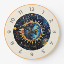 Reloj de la muestra del sistema solar