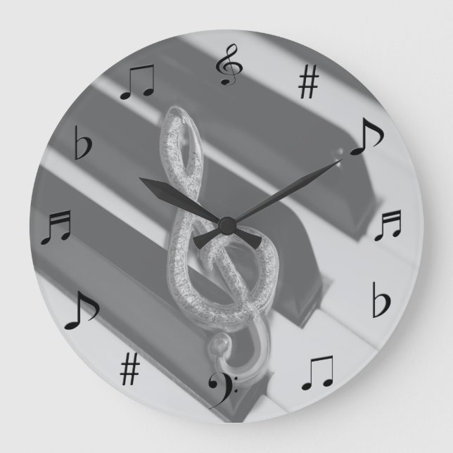 Redondo Grande Reloj de la música (Anverso)