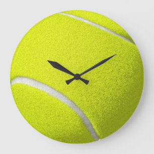 Redondo Grande Reloj de la pelota de tenis