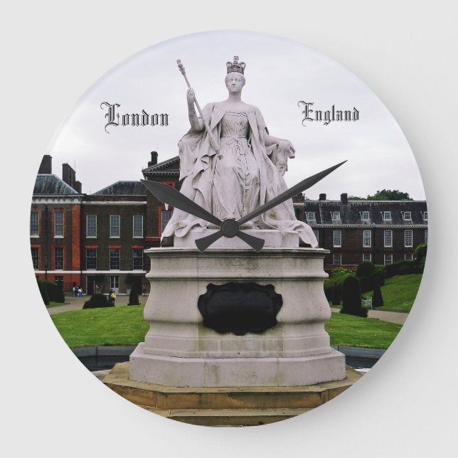 Redondo Grande reloj de LA REINA DE INGLATERRA (Anverso)
