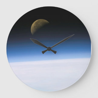 Redondo Grande Reloj de la salida de la luna