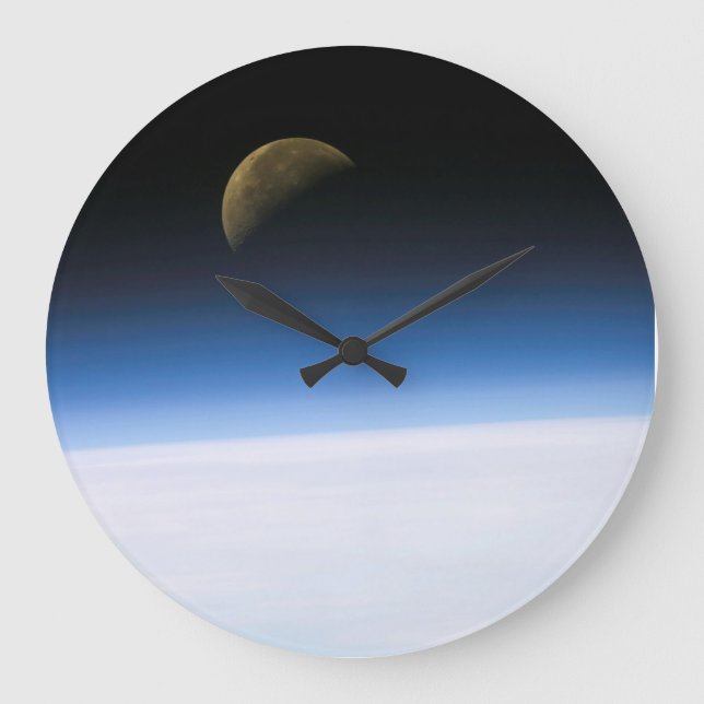 Redondo Grande Reloj de la salida de la luna (Anverso)