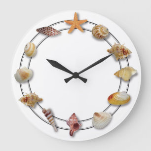 Redondo Grande Reloj de las cáscaras