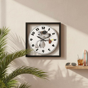 Redondo Grande Reloj de las gafas de sol de Jack que lleva