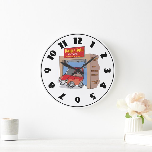 Redondo Grande Reloj de lavado automático de coches (Subido por el creador)