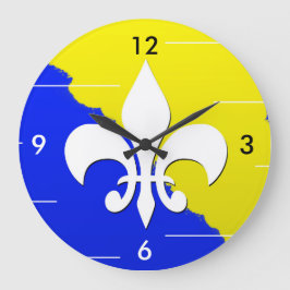 Redondo Grande Reloj de Lilly del bosníaco (Ljiljan)