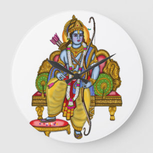 Redondo Grande Reloj de Lord Rama