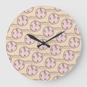 Redondo Grande Reloj de los niños del muelle 2 de Dickory de la