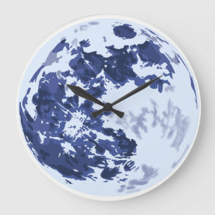 Redondo Grande reloj de luna