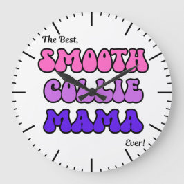 Redondo Grande Reloj de Mamá Collie Suave