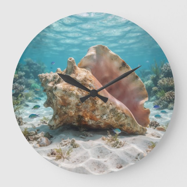 Redondo Grande Reloj de mar (Anverso)