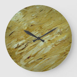 Redondo Grande Reloj de mármol del viejo mundo