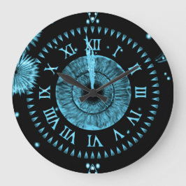 Redondo Grande Reloj de medianoche