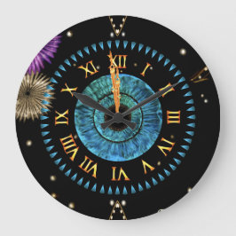Redondo Grande Reloj de medianoche