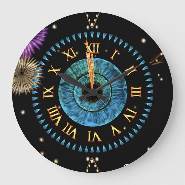Redondo Grande Reloj de medianoche (Anverso)