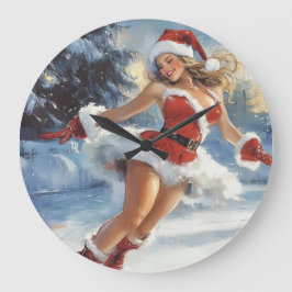 Redondo Grande reloj de Navidad