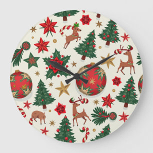 Redondo Grande reloj de navidades