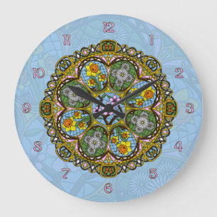 Redondo Grande Reloj de Nouveau de la primavera