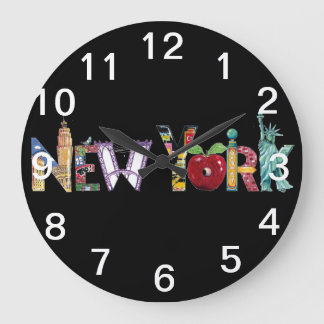 Redondo Grande Reloj de Nueva York