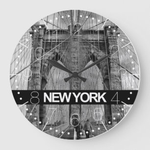 Redondo Grande Reloj de Nueva York puente Brooklyn