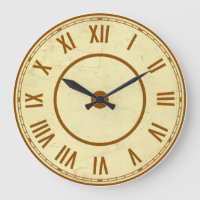 Reloj de números romanos antiguos