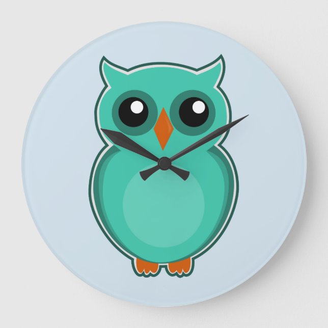Redondo Grande Reloj de OWL (Anverso)