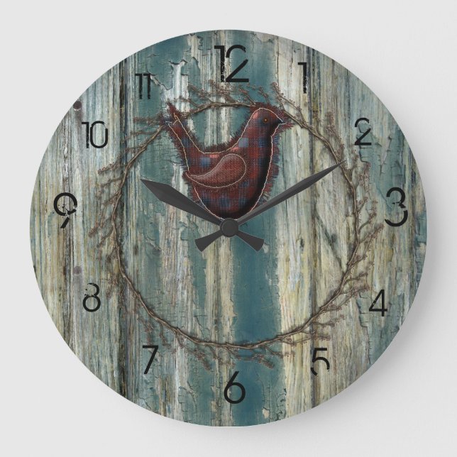 Redondo Grande reloj de país (Anverso)