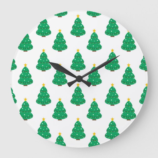 Redondo Grande Reloj de pared. (Anverso)