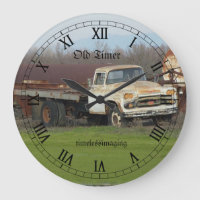 Reloj de pared, decoración de casa, reloj de camió