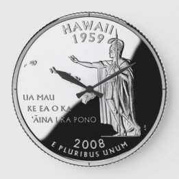 Redondo Grande Reloj de paso rápido del estado de Hawaii