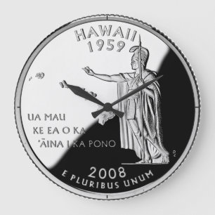 Redondo Grande Reloj de paso rápido del estado de Hawaii