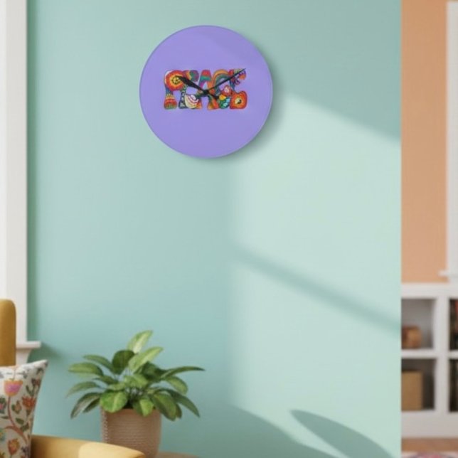 Redondo Grande Reloj de paz (Subido por el creador)