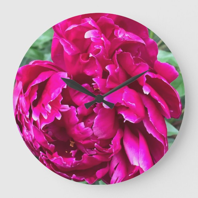 Redondo Grande Reloj de Peonía (Anverso)