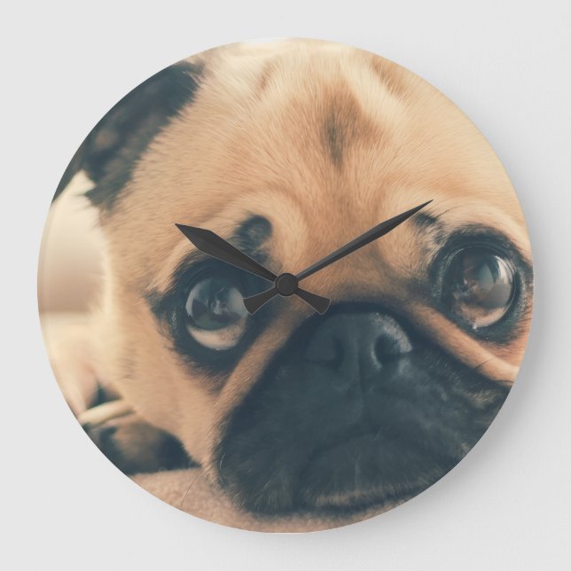 Redondo Grande Reloj de perro (Anverso)