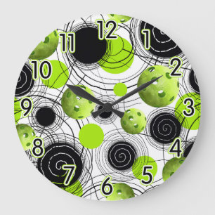 Redondo Grande Reloj de Pickleball